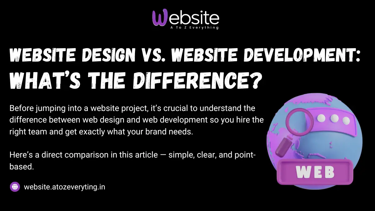 Website Design vs. Website Development: What’s the Difference?
